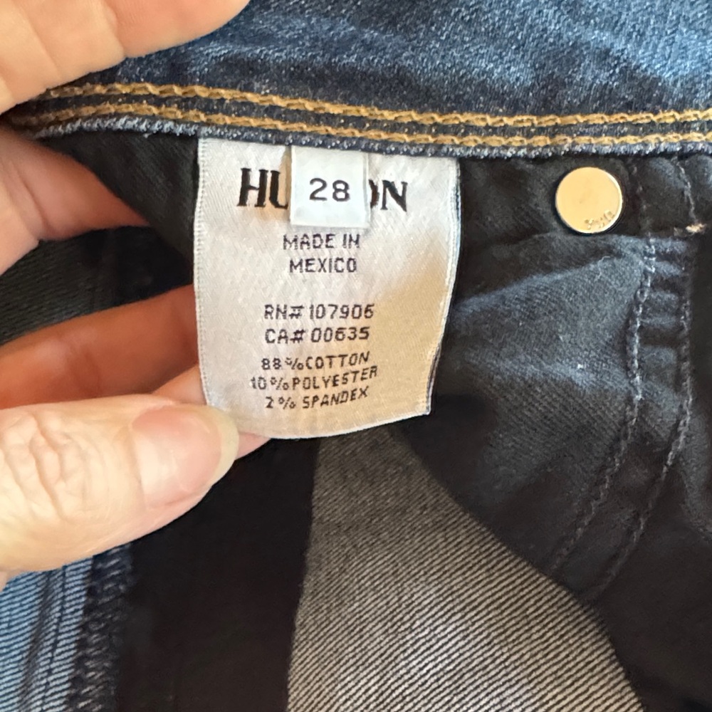 Hudson Blue Denim Jeans women’s skinny size 28